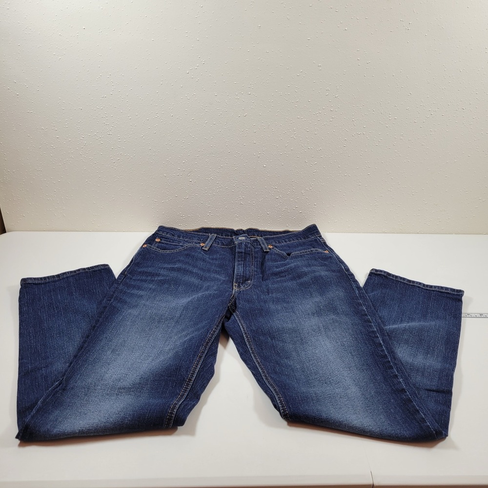 Levi's 541 Athletic Taper Jeans Mens‎ 33x32 Blue Excellent Stretch Denim